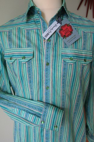 square front the braided brocade